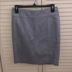 Gray pencil skirt